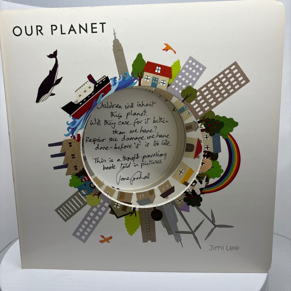 Our Planet Jimi Lee‎ Hardcover Book Jane Goodall Intro 2013 Minedition